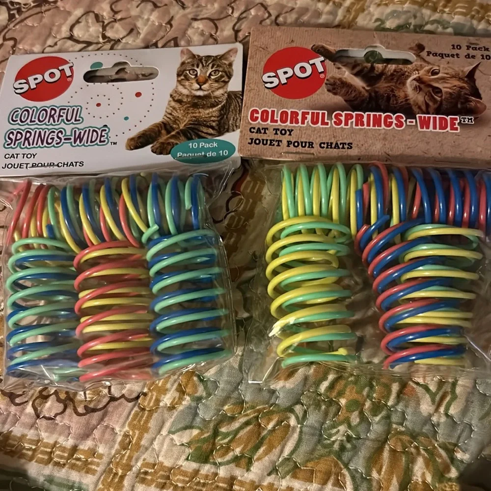 Multicolor Spiral Party Streamers - 2 Pack of Assorted Colors